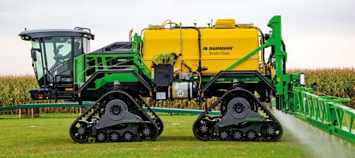 Samohybný postrekovač na pásovom podvozku Dammann-trac DT 2800H S5 EcoDrive™