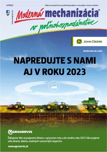 Moderná mechanizácia v poľnohospodárstve 1/2023