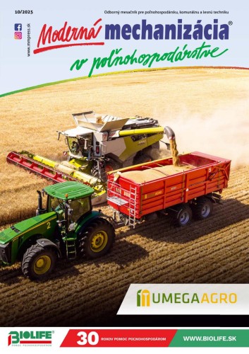 Moderná mechanizácia v poľnohospodárstve 10/2025
