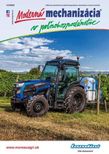 Moderná mechanizácia v poľnohospodárstve 11/2025