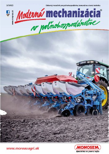 Moderná mechanizácia v poľnohospodárstve 2/2023