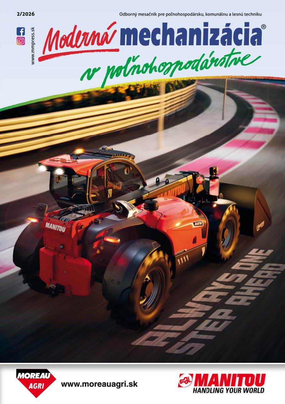 Moderná mechanizácia v poľnohospodárstve 2/2026