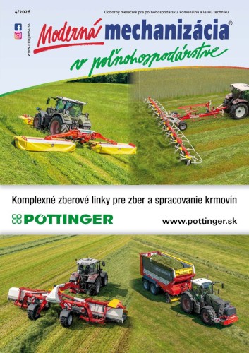 Moderná mechanizácia v poľnohospodárstve 4/2026