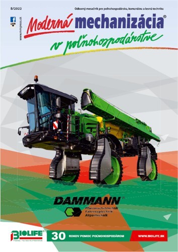 Moderná mechanizácia v poľnohospodárstve 8/2022