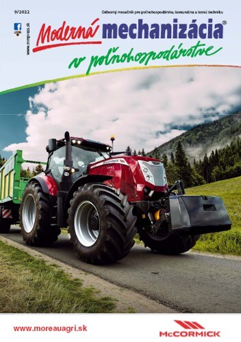 Moderná mechanizácia v poľnohospodárstve 9/2022
